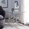 Dermot Accent Table - FOX2518A - Silver/Clear - Safavieh Couture - 2 of 4