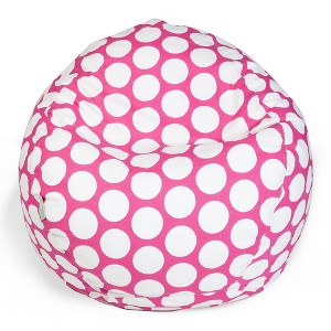 Majestic Home Goods Small Bean Bag Polka Dot - 1 of 4