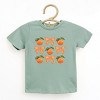The Juniper Shop Coquette Oranges Chart Toddler Short Sleeve Tee - 5T - Seafoam - 2 of 4