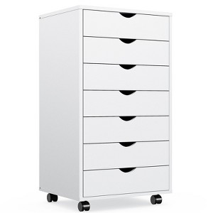 Kumasinova Mobile File Cabinet,Modern Filing Cabinet with 5/7 Drawers,Storage Cabinet Dressers with Wheels for Office & Home,Bedroom - 1 of 4