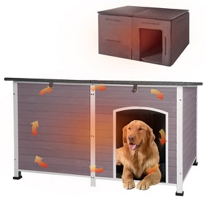 Aivituvin Extra Large Insulated Dog House| Soft Liner Inside-AIR63/64-IN - 1 of 4