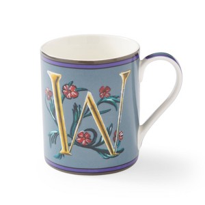 Kit Kemp by Spode 12oz Alphabet Mug, Unique Stylish Monogram, Fine China, Dishwasher Safe, Personalized Initial, Fabulous Mug with Gift Box - 1 of 4