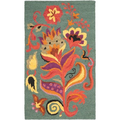 Blossom BLM679 Hand Hooked Area Rug  - Safavieh