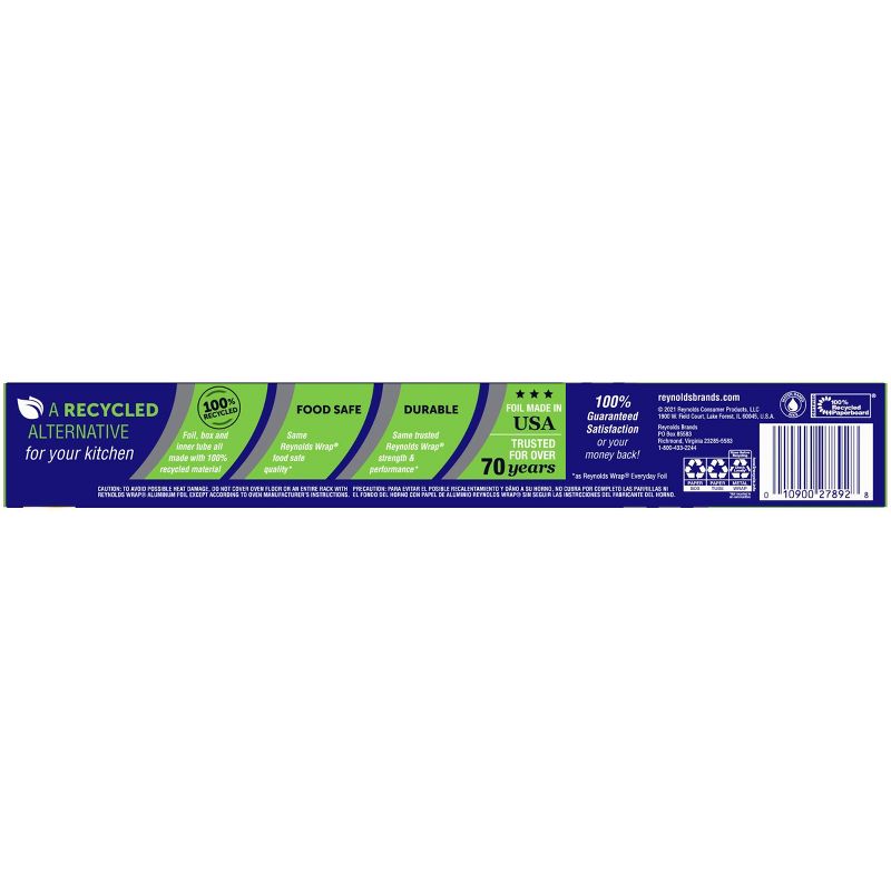 Reynolds Wrap Recycled Aluminum Foil - 75 sq ft, 4 of 10