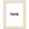 PosterPalooza | 11x15 Wide Barnwood Picture Frame, UV Acrylic, 6 Finishes - Grey, Brown, White, and Black - 2 of 4