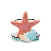 Saturday Knight Ltd South Seas Starfish And Shell Bath Toothbrush Holder - 4.58x2.6x3.97", Turquois - 2 of 4