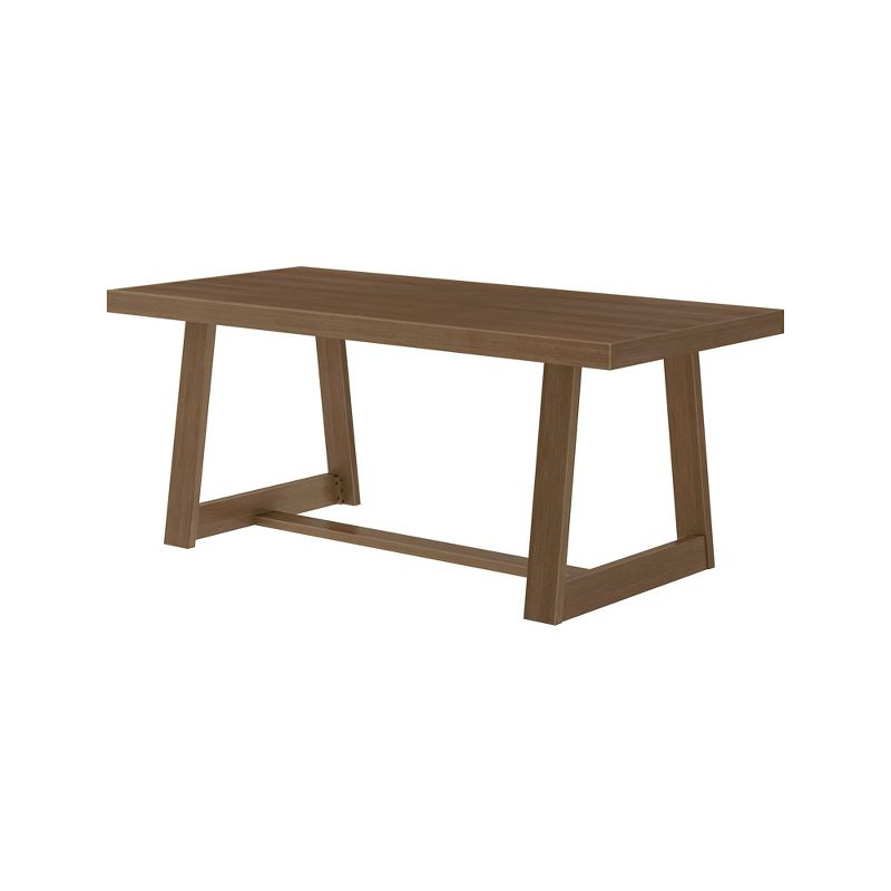 Plank+Beam Farmhouse Dining Table, Solid Wood Rectangular Kitchen Table for Kitchen/Dining Room, 72 Inch, 1 of 5