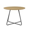 NicBex Modern Round Dining Table for 4 Seaters,Kitchen Table with Brown/Gray Tabletop for Kitchen,Oak/Gray - 2 of 4
