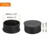 Unique Bargains PVC Non-Slip Noise Reduction Non-Marking Furniture Chair Leg Caps - 2 of 4