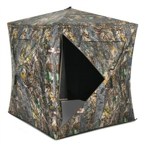 SEVOBAL Camping Tents Portable Pop-Up Hunting Blind Tent with Camouflage Design and Carrying Bag, Green, 46.65"*9.65"*9.65" - 1 of 4