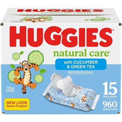 Huggies Natural Care Refreshing Scented Baby Wipes - 960ct