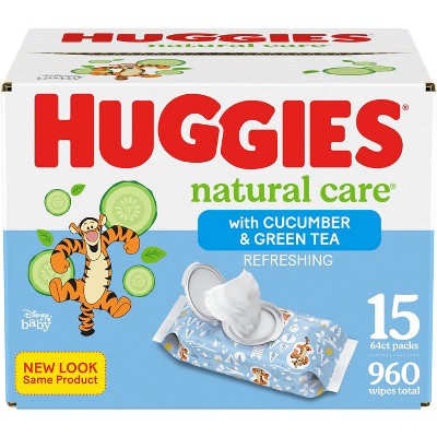 Image of Huggies Natural Care Refreshing Scented Baby Wipes - 960ct