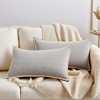 REGALWOVEN Fade-Resistant Modern Soft Solid Cushion Cases 2 Pcs - 2 of 4