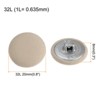 Unique Bargains DIY Craft Metal Shank Cotton Covered Round Sewing Buttons 20 Pcs - 2 of 4