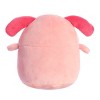 Aurora Lenticular 3.5" Love Dog Pink Stuffed Animal - 4 of 4