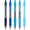G2 Gel 5pk Edge Pens Assorted Blues - 2 of 4