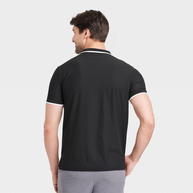Men&#39;s Zip Polo T-Shirt - All In Motion&#8482;, 2 of 4