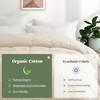 Puredown All Season 100% Organic Cotton Down Duvet Insert Medium Warmth Comforter - 4 of 4