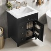 JUJABU 24" Modern Vanity with Sink, 3 Drawers & Adjustable Storage for Small Bathrooms - 3 of 4