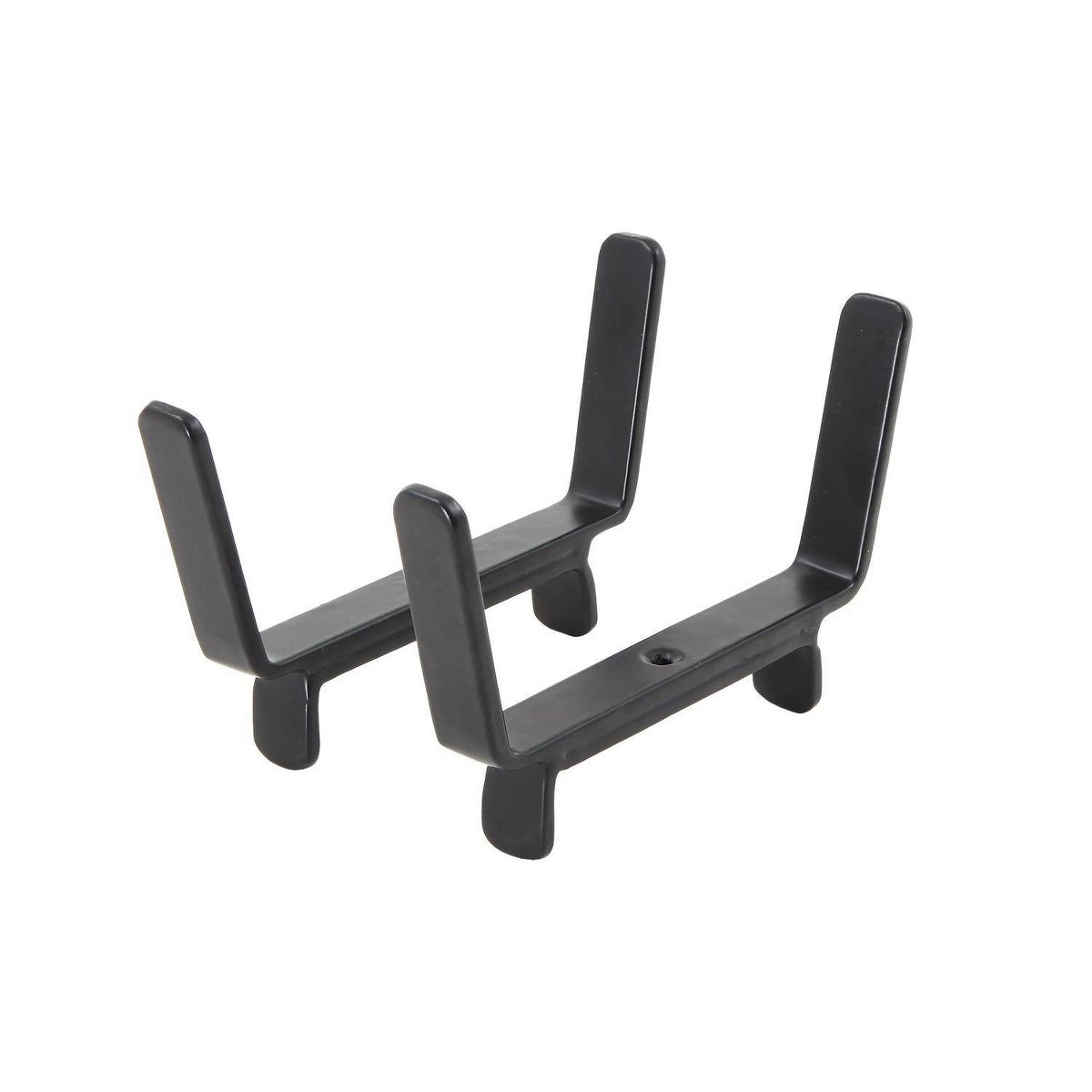 4" Steel Flower Box Rail Bracket Black - ACHLA Designs: Secure Container Garden Holder for 2x4 Railings