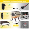 Aivituvin Indoor/Outdoor Heated Cat House with Heated Pad|Durable PP Construction-AIR107 - 2 of 4