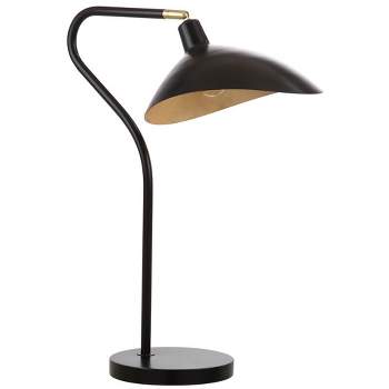 Giselle 30 Inch H Adjustable Table Lamp - Black - Safavieh