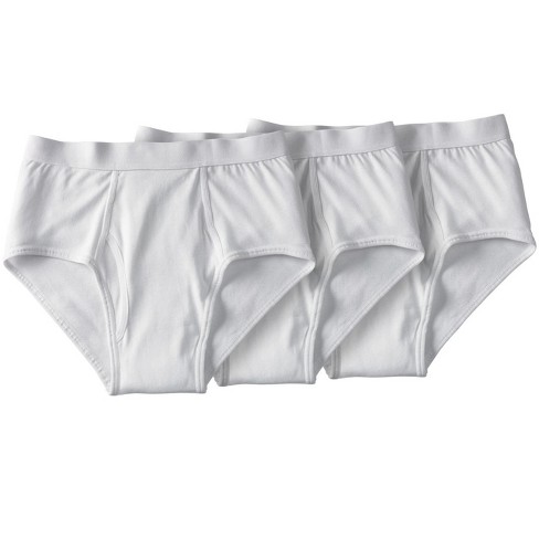Kingsize Men's Big & Tall Classic Cotton Briefs 3-pack - Big - 6xl, White  Underwear : Target