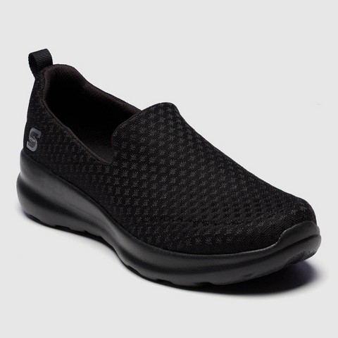 Женские кроссовки S SPORT BY SKECHERS Women's Malvina Slip-On Performance Sneakers - Black 8.5: Cushioned Insole, Machine Washable, Medium Width