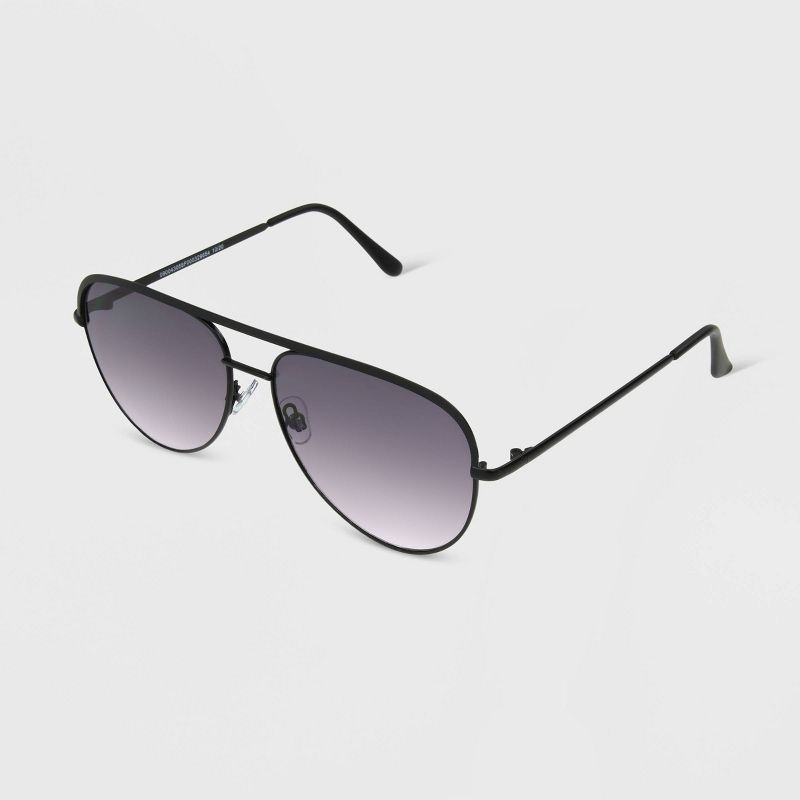 Men's Shiny Metal Aviator Sunglasses - Original Use™, 2 of 3