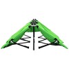 vidaXL Two Person Folding Sun Lounger Green Steel - 4 of 4