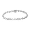 Haus of Brilliance Sterling Silver 1/4 Cttw Diamond Link Bracelet - 2 of 4