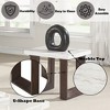 NicBex Dining Table Modern Minimalist Square Dining Table White Natural Marble Top for Dining Room - 4 of 4