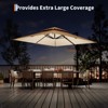10FT Cantilever Patio Umbrella, 360° Rotation Offset Umbrella, Easy Crank & Tilt Adjustment, UV Protection for Backyard, Poolside - 4 of 4