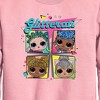 Boys' - LOL Surprise! - Glitterati Retro Grid Graphic Long Sleeve Fleece Sweatshirt - 2 of 4