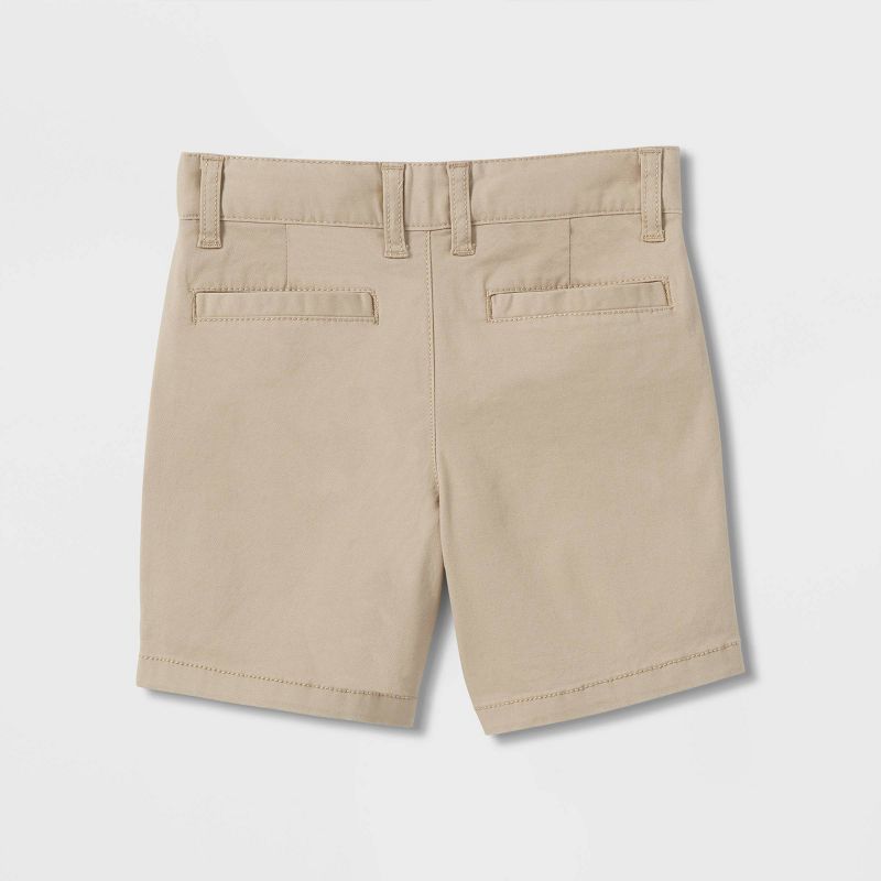 Toddler Boys' Stretch Flat Front Uniform Chino Shorts - Cat & Jack™, 2 of 4