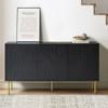 Lewis 60"Wide 3 Door Sideboard With Adjustable Shelf | ARTFUL LIVING DESIGN - 3 of 4