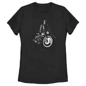 Women's The Batman Batcycle in the Shadows T-Shirt - 1 of 4