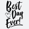 Junior's Mickey & Friends Best Day Ever Quote T-Shirt - 2 of 4
