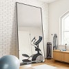 Randy 71"×32" Rectangle Oversized Full Length Mirror,Wall-Mounted Mirror with Aluminum Alloy Frame Flat Polished Edge-The Pop Home - 2 of 4