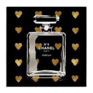 Stupell Industries Glam Brand Perfume Hearts Pattern Canvas Wall Art - 1 of 4