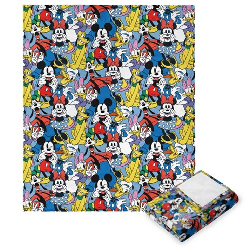 New Disney 100 store Years of Wonder Mickey and Friends Throw Blanket, 50x60