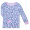 Sleep On It Infant & Toddler Girls 2-Piece Super Soft Jersey Snug-Fit Pajama Set with Matching Socks - 2 of 4
