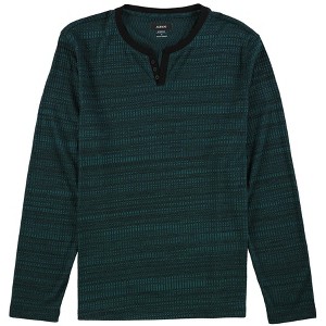 Alfani Mens Textured Henley Shirt - 1 of 1