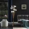 61.5" In 16-Light Acrylic Globe Aluminun Led Chrysanthe Yellow Gold Metal Floor Lamp - 3 of 4