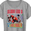 Women's - Disney - Ready For A Super Christmas Short Sleeve Graphic T-Shirt - 2 of 4