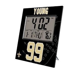 NFL New Orleans Saints Players Game Tactic Wall Clock - 1 of 3