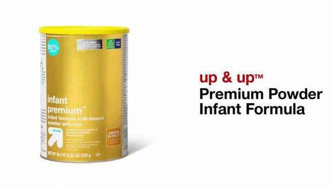Premium Powder Infant Formula - 36oz - up &#38; up&#8482;, 6 of 7, play video