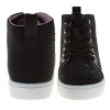 Kensie Girl Glitzy Girls Lace-Up High-Top Sneakers with Rhinestone Details (Toddler' Sizes) - 4 of 4