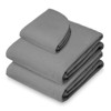 Saloniture 3-Piece Flannel Massage Table Sheet Set - Soft Cotton Flat and Fitted Sheets with Face Cradle Cover - 2 of 4