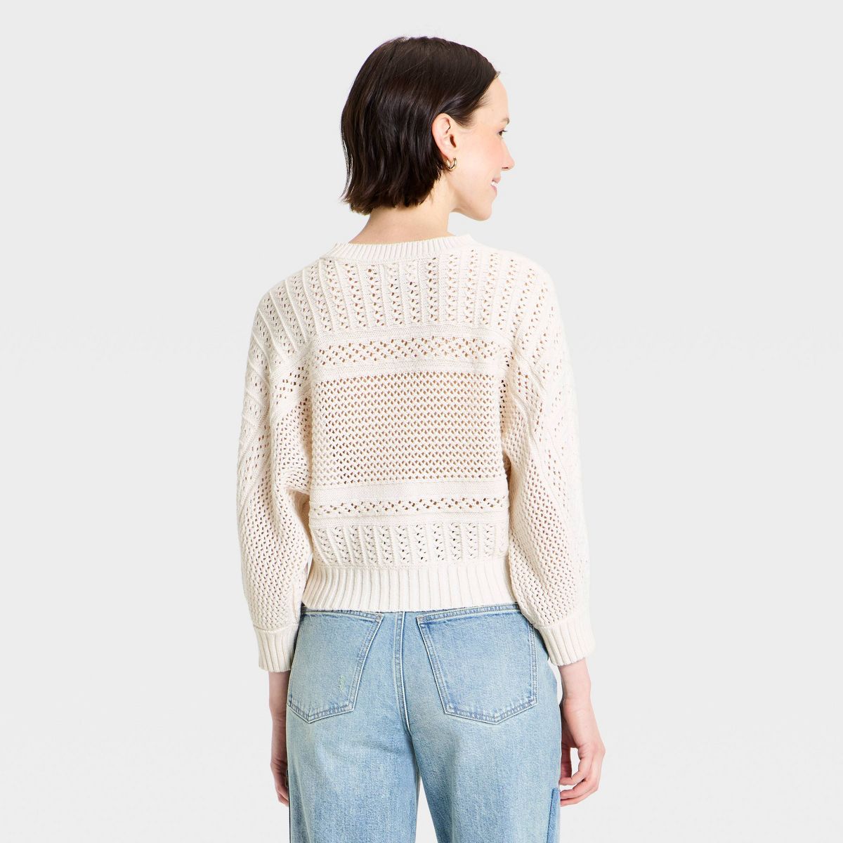 Women's Dolman Crewneck Pullover Sweater - Universal Thread™ - thumbnail 8
